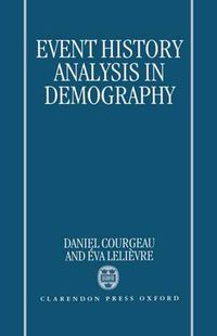 Cover image for Event History Analysis in Demography