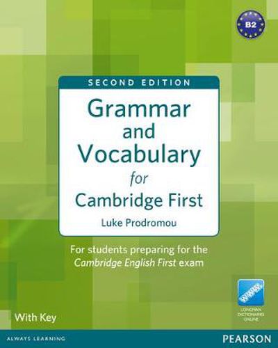 Cover image for Grammar & Vocabulary for FCE 2nd Edition with key + access to Longman Dictionaries Online