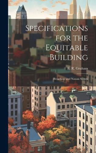 Cover image for Specifications for the Equitable Building