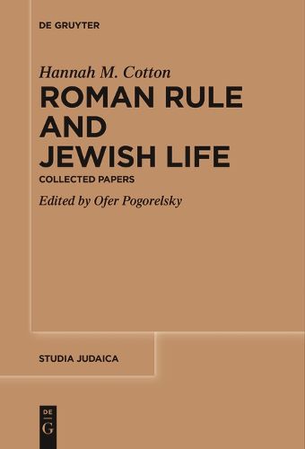 Cover image for Roman Rule and Jewish Life