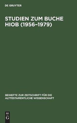 Cover image for Studien zum Buche Hiob (1956-1979)