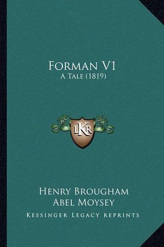 Forman V1: A Tale (1819)