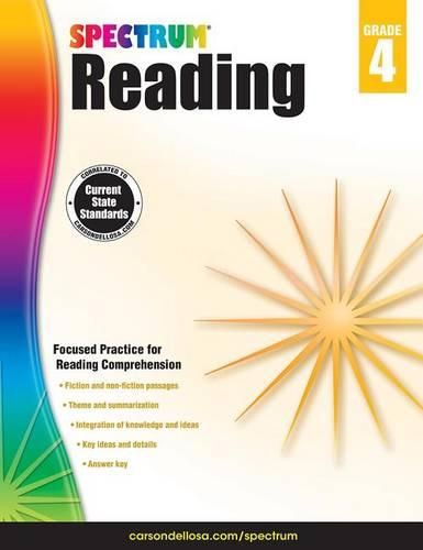 Cover image for Spectrum Reading Workbook, Grade 4