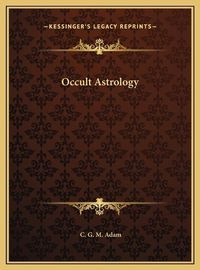 Cover image for Occult Astrology Occult Astrology