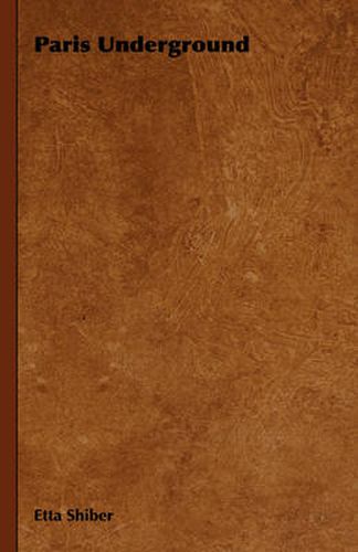 Cover image for Paris Underground