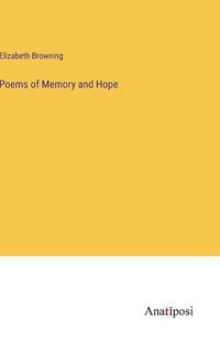 Cover image for Poems of Memory and Hope