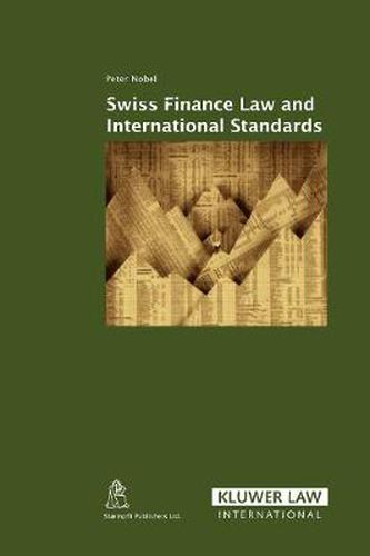 Cover image for Swiss Finance Law and International Standards