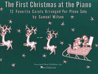 Cover image for 1st Christmas at the Piano: 12 Favorite Christmas Carols Arranged for Big-Note Piano