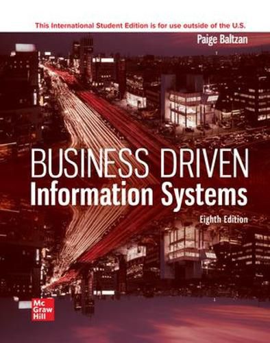 Cover image for ISE Business Driven Information Systems