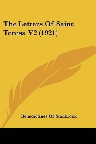 Cover image for The Letters of Saint Teresa V2 (1921)