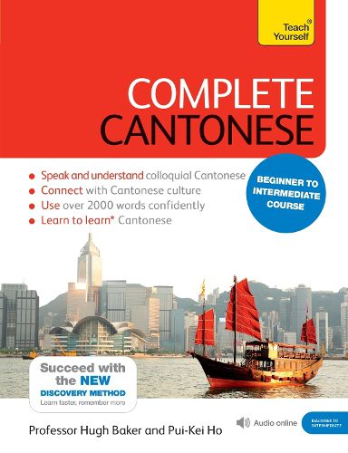 Cover image for Complete Cantonese Beginner to Intermediate Course: (Book and audio support)