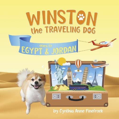 Cover image for Winston the Traveling Dog Goes to Egypt & Jordan: Volume 2