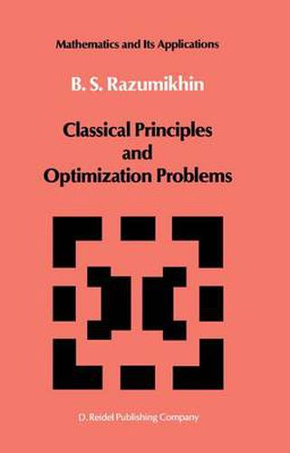 Cover image for Classical Principles and Optimization Problems