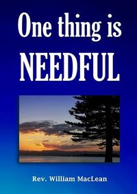 Cover image for One thing is needful