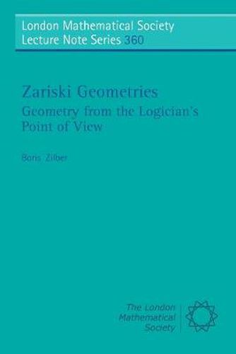 Cover image for Zariski Geometries: Geometry from the Logician's Point of View