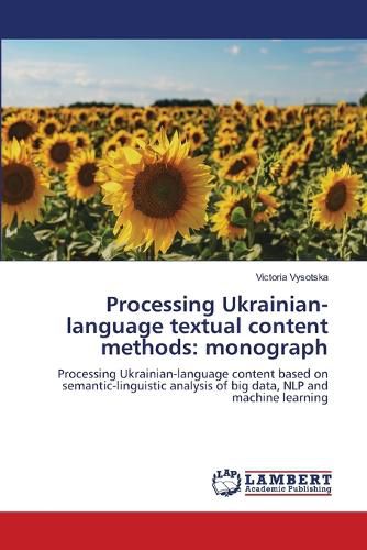 Cover image for Processing Ukrainian-language textual content methods