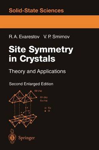 Cover image for Site Symmetry in Crystals: Theory and Applications