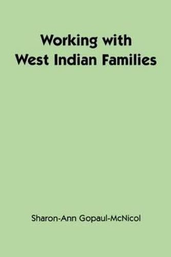 Cover image for Working with West Indian Families