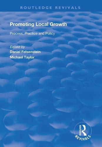 Cover image for Promoting Local Growth: Process, Practice and Policy