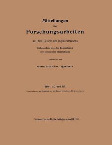 Cover image for Mitteilungen UEber Forschungsarbeiten: Auf Dem Gebiete Des Ingenieurwesens
