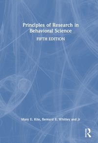 Cover image for Principles of Research in Behavioral Science