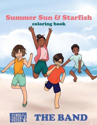 Cover image for Summer Sun & Starfish Coloring Book (The Band)