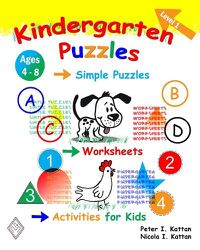 Cover image for Kindergarten Puzzles - Level 1