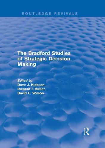 Cover image for Revival: The Bradford Studies of Strategic Decision Making (2001)