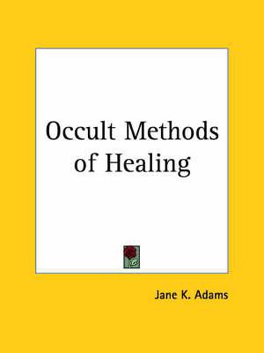 Cover image for Occult Methods of Healing