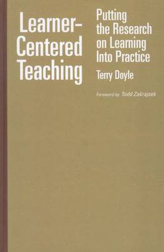 Cover image for Learner-Centered Teaching: Putting the Research on Learning into Practice