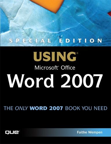 Cover image for Special Edition Using Microsoft Office Word 2007
