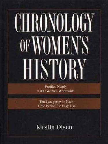 Cover image for Chronology of Women's History