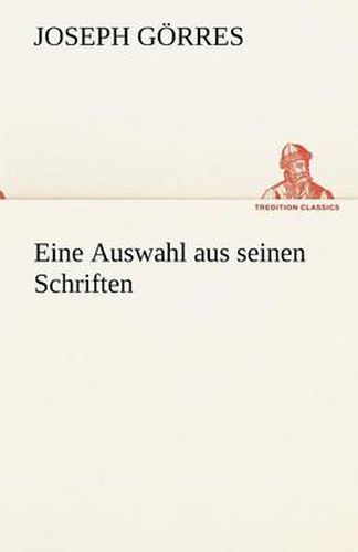 Cover image for Eine Auswahl Aus Seinen Schriften