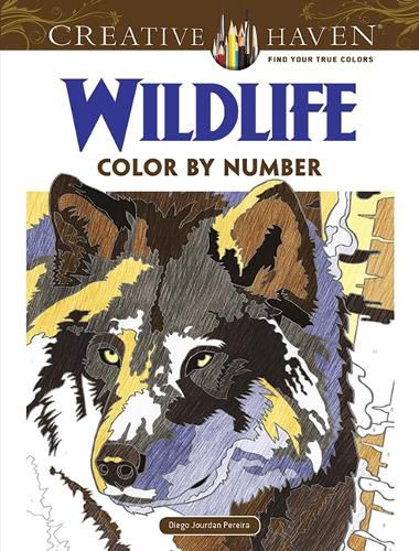 Cover image for Creative Haven Wildlife Color by Number Coloring Book