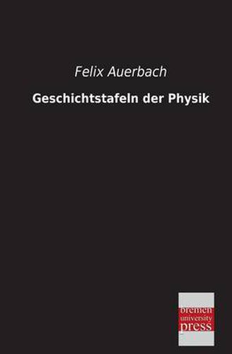 Cover image for Geschichtstafeln Der Physik