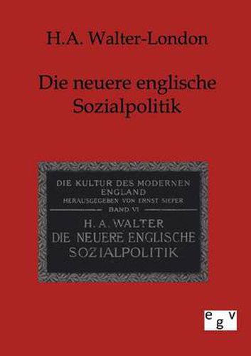 Cover image for Neuere englische Sozialpolitik