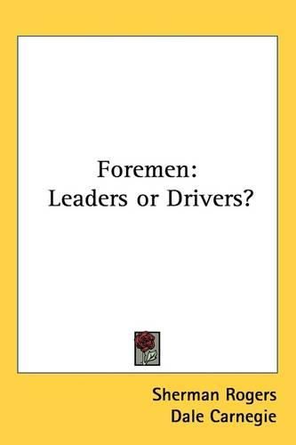 Cover image for Foremen: Leaders or Drivers?