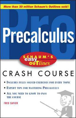 Cover image for Schaum's Easy Outline of Precalculus