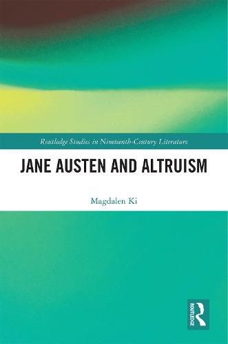 Cover image for Jane Austen and Altruism