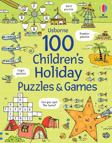 Cover image for 100 Children's Puzzles and Games: Holiday