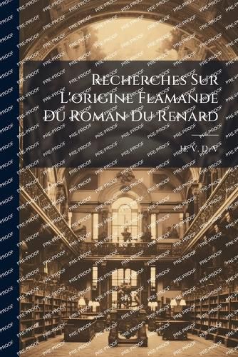 Cover image for Recherches Sur L'origine Flamande Du Roman Du Renard