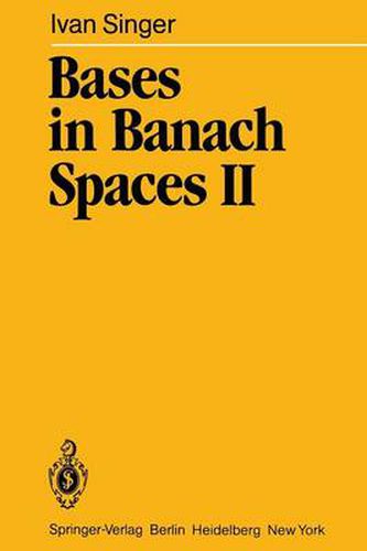 Cover image for Bases in Banach Spaces II