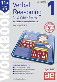 Cover image for 11+ Verbal Reasoning Year 5-7 GL & Other Styles Workbook 1