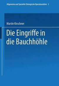 Cover image for Spezieller Teil I: Die Eingriffe in der Bauchhoehle