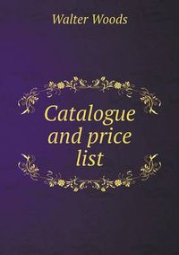 Cover image for Satalogue and price list