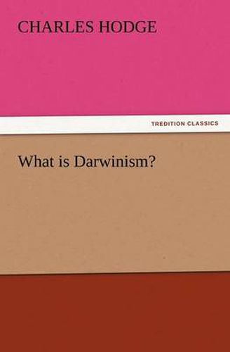 Cover image for What Is Darwinism?