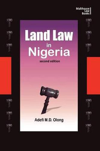 Cover image for Land Law in Nigeria. Second Edition