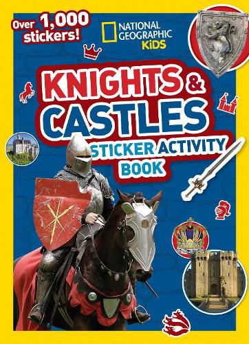 Cover image for Knights and Castles Sticker Activity Book: Colouring, Counting, 1000 Stickers and More!