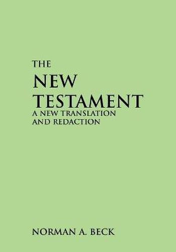 Cover image for New Testament-OE: A New Translation and Redaction