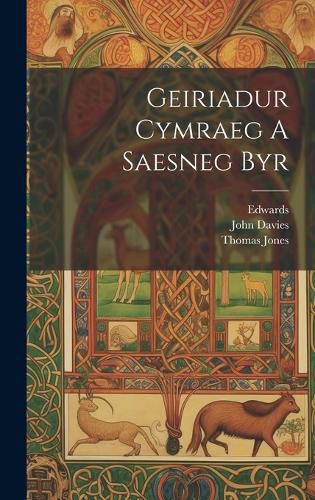 Cover image for Geiriadur Cymraeg A Saesneg Byr